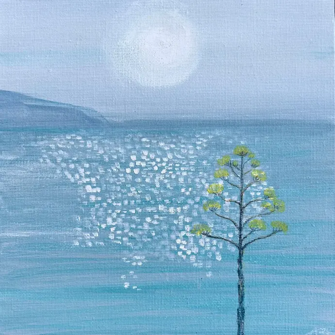 Edition: Colori nel Cilento- 14/25 - 20x20 cm - Acrylic on canvas - Unikat