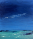 Gemälde / Titel: Nel cuore il mare II - Spiaggia Baia Arena / Acrylic on canvas / framed 60x80 / UNIKAT KalmanfiArt - Galerie Cilento - ART NY Magazin