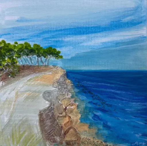 Edition: Colori nel Cilento- 15/25 - 20x20 cm - Acrylic on canvas - Unikat